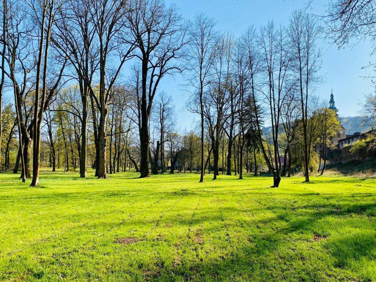 Zamek Sarny - Schloss Scharfeneck Клодзко Екстериор снимка
